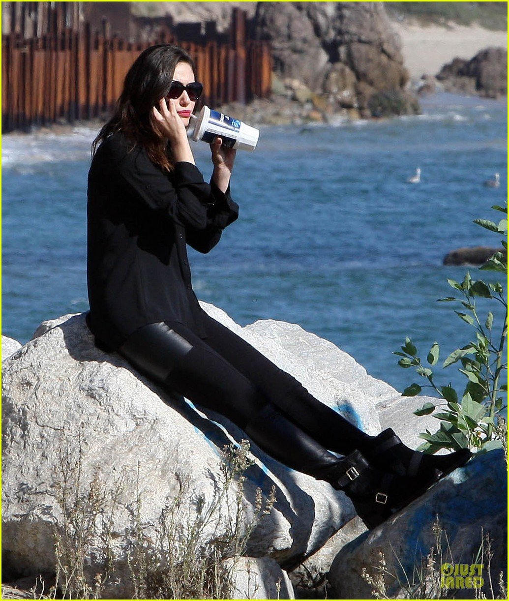 emmy rossum moment of peace at the beach 202969271