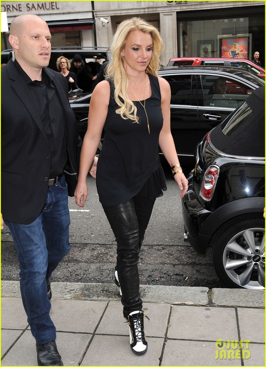 britney spears makes capital fm radio appearance in london 082971623