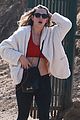 rumer willis younger sister scout rocks red sports bra 17