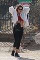 rumer willis younger sister scout rocks red sports bra 20