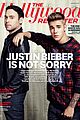 justin bieber scooter braun share the cover for thr 01