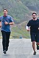 gerard butler works up a sweat for morning run 01