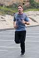 gerard butler works up a sweat for morning run 11