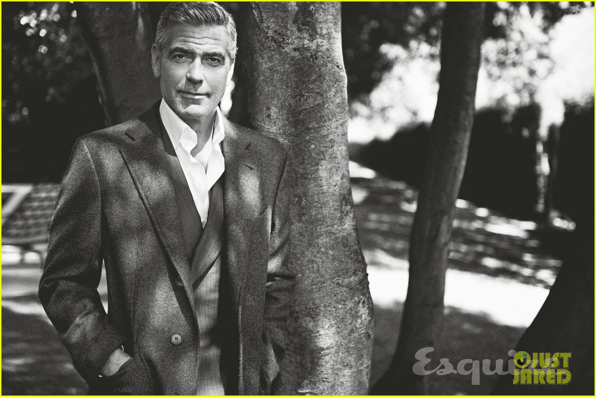 george clooney talks fame twitter brad pitt with esquire 072990314