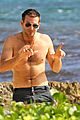 bradley cooper shirtless with john krasinski pregnant bikini clad emily blunt 08