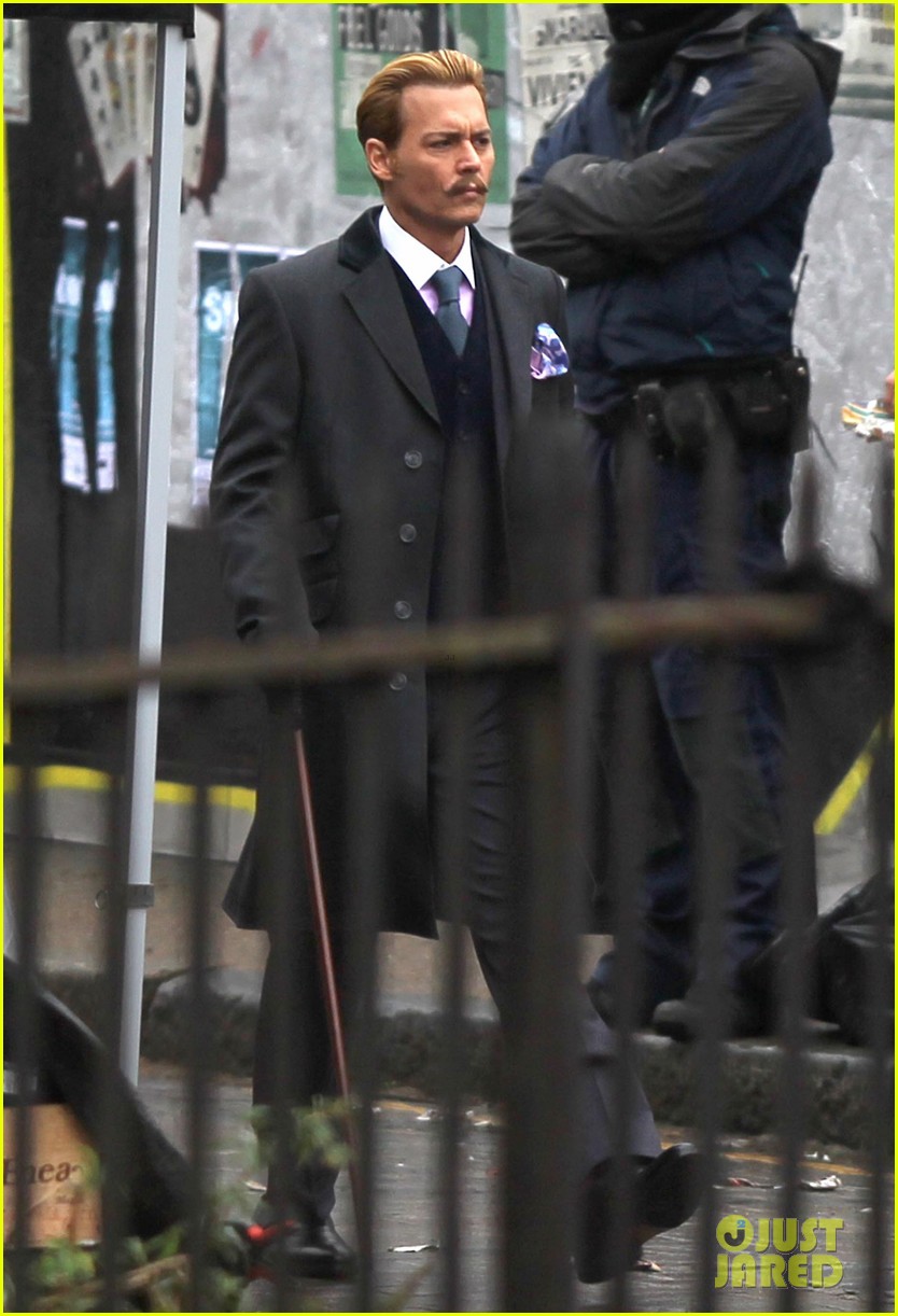johnny depp begins filming mortdecai in london 012990232