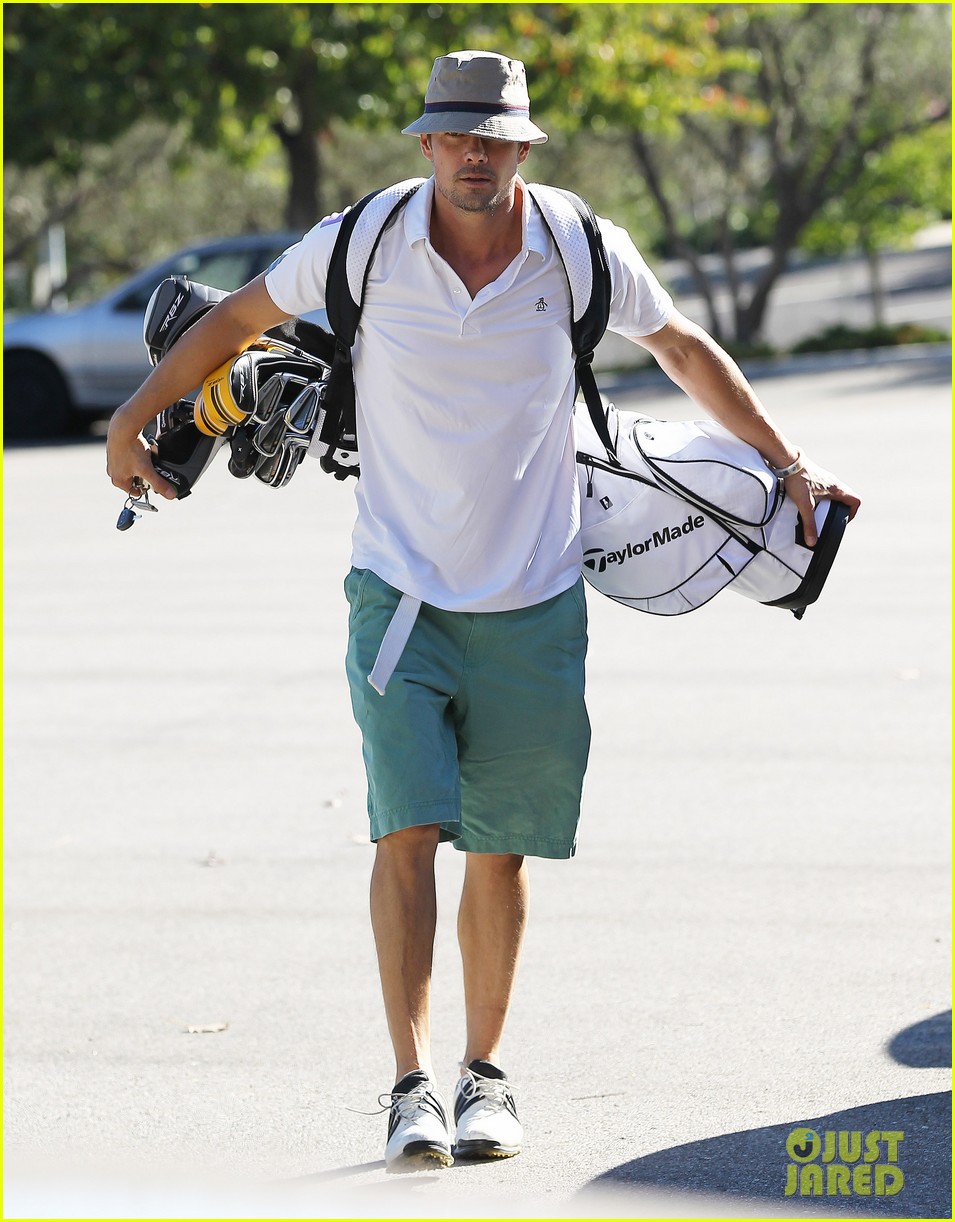 Josh Duhamel Celebrates 41st Birthday With a Round of Golf Photo