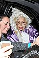 lady gaga wears huge white wig for snl rehearsals 04