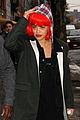 rita ora wears red wig for halloween in new york city 02