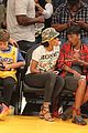 rihanna bff melissa forde hold hands at lakers game 11