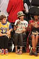 rihanna bff melissa forde hold hands at lakers game 12