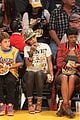 rihanna bff melissa forde hold hands at lakers game 13