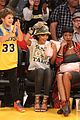 rihanna bff melissa forde hold hands at lakers game 18
