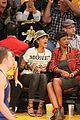 rihanna bff melissa forde hold hands at lakers game 21