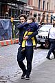 orlando bloom flynn play with toy swords in the big apple 13