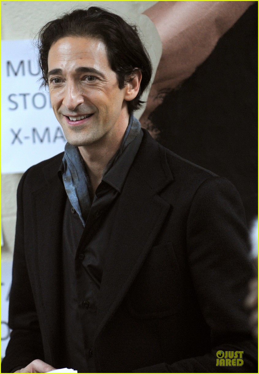 adrien brody action center post sandy holiday party 133015831