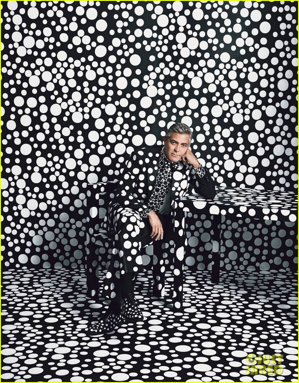 george clooney covers w magazine art issue 013003897