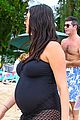 simon cowell shirtless beach stroll with pregnant girlfriend lauren silverman 04