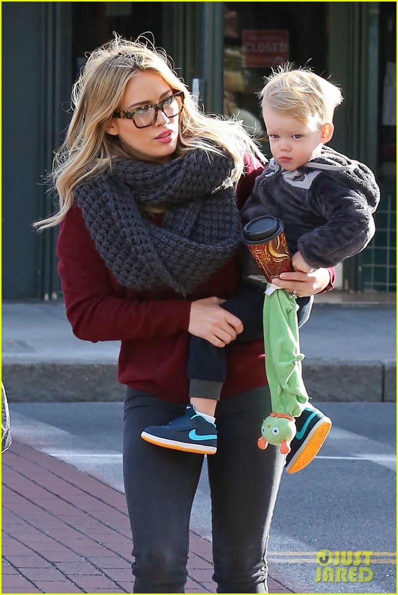 hilary duff busy weekend with her boys 023007790