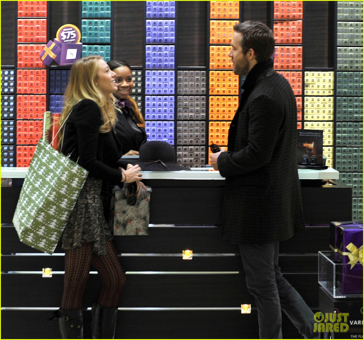 blake lively ryan reynolds shop for holiday supplies at nespresso 043011392