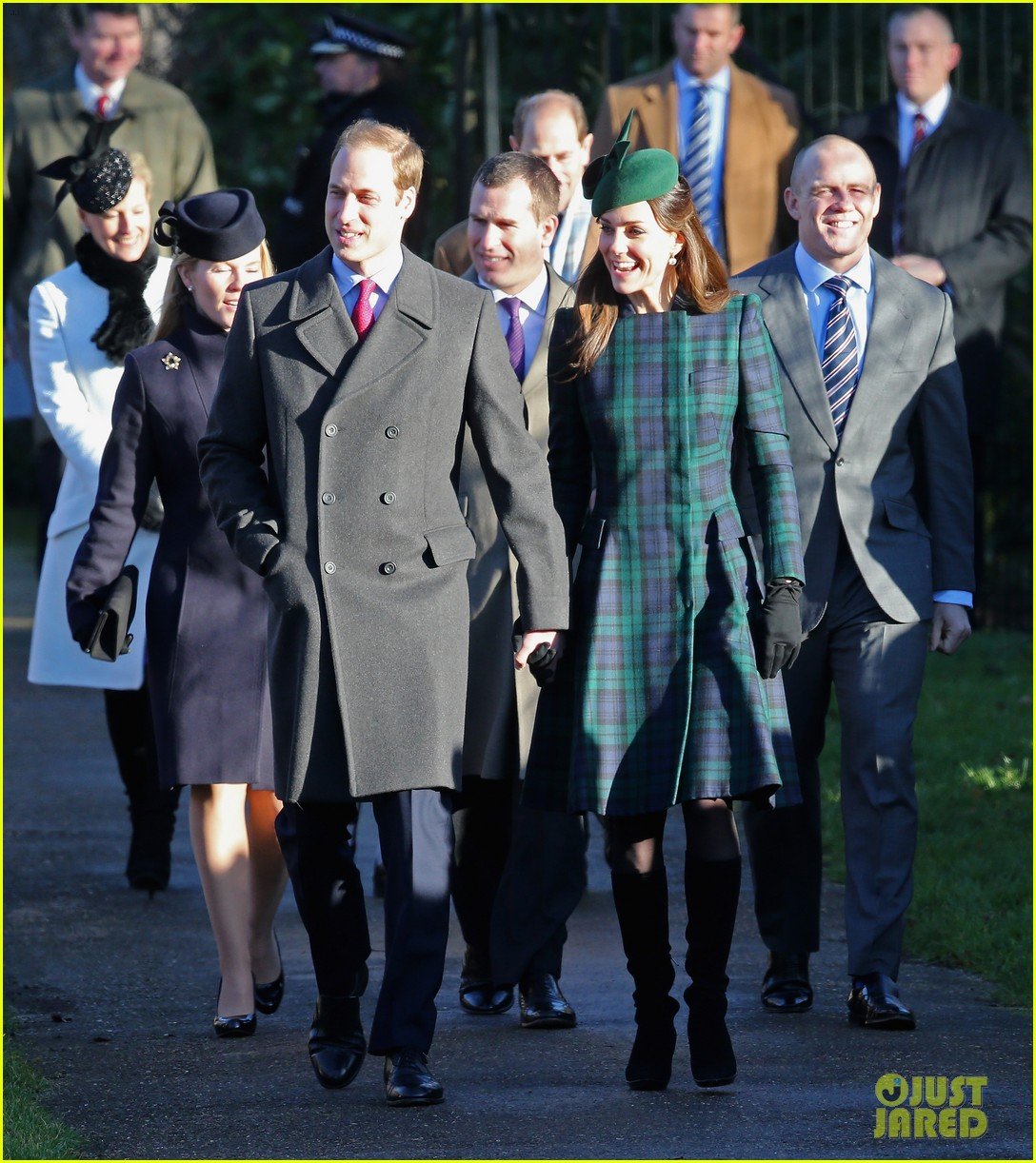kate middleton prince william christmas day service with prince harry 03