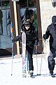 kanye west wears full face mask for skiing with kim kardashian 09