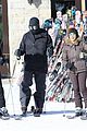 kanye west wears full face mask for skiing with kim kardashian 12