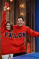 jessica alba gets into jimmy fallons sweater on late night 06