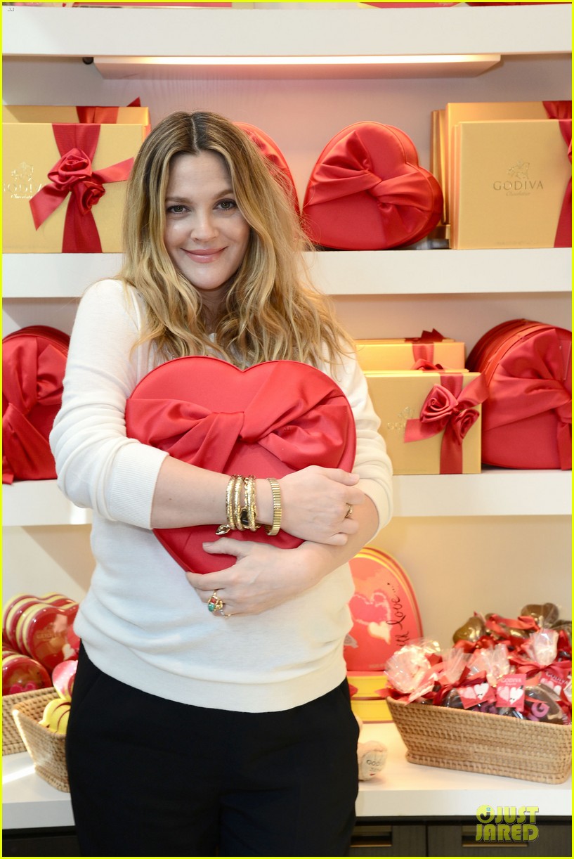 drew barrymore partners with godiva to launch new book 063044233
