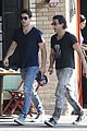 joshua bowman hangs with a pal for little doms lunch 12