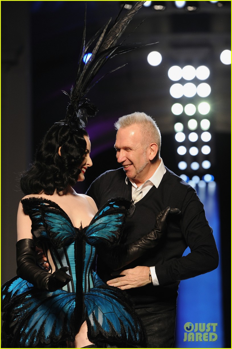 Dita Von Teese Hits the Runway for Jean Paul Gaultier Show!: Photo