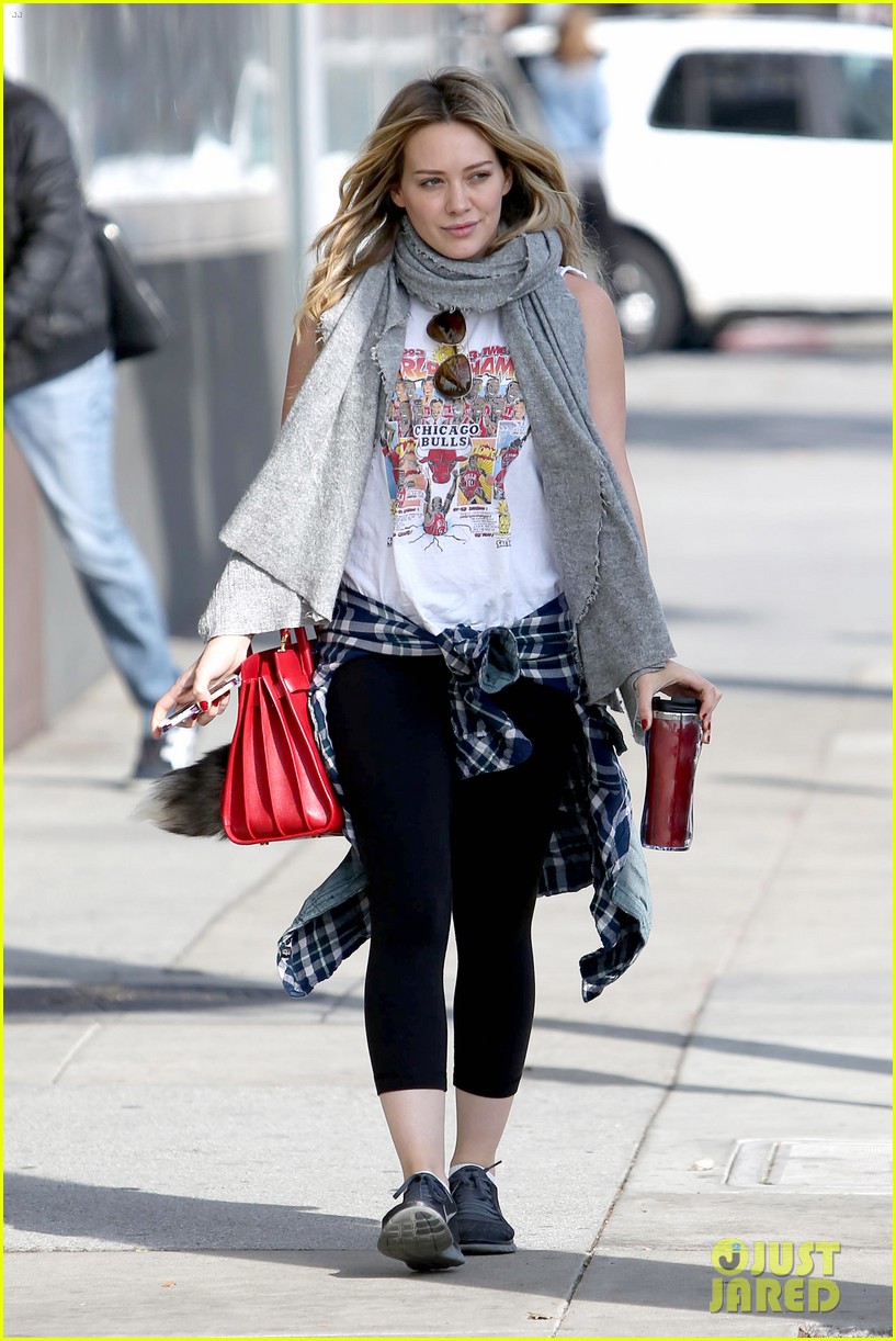 hilary duff solo cecconis lunch 023044830