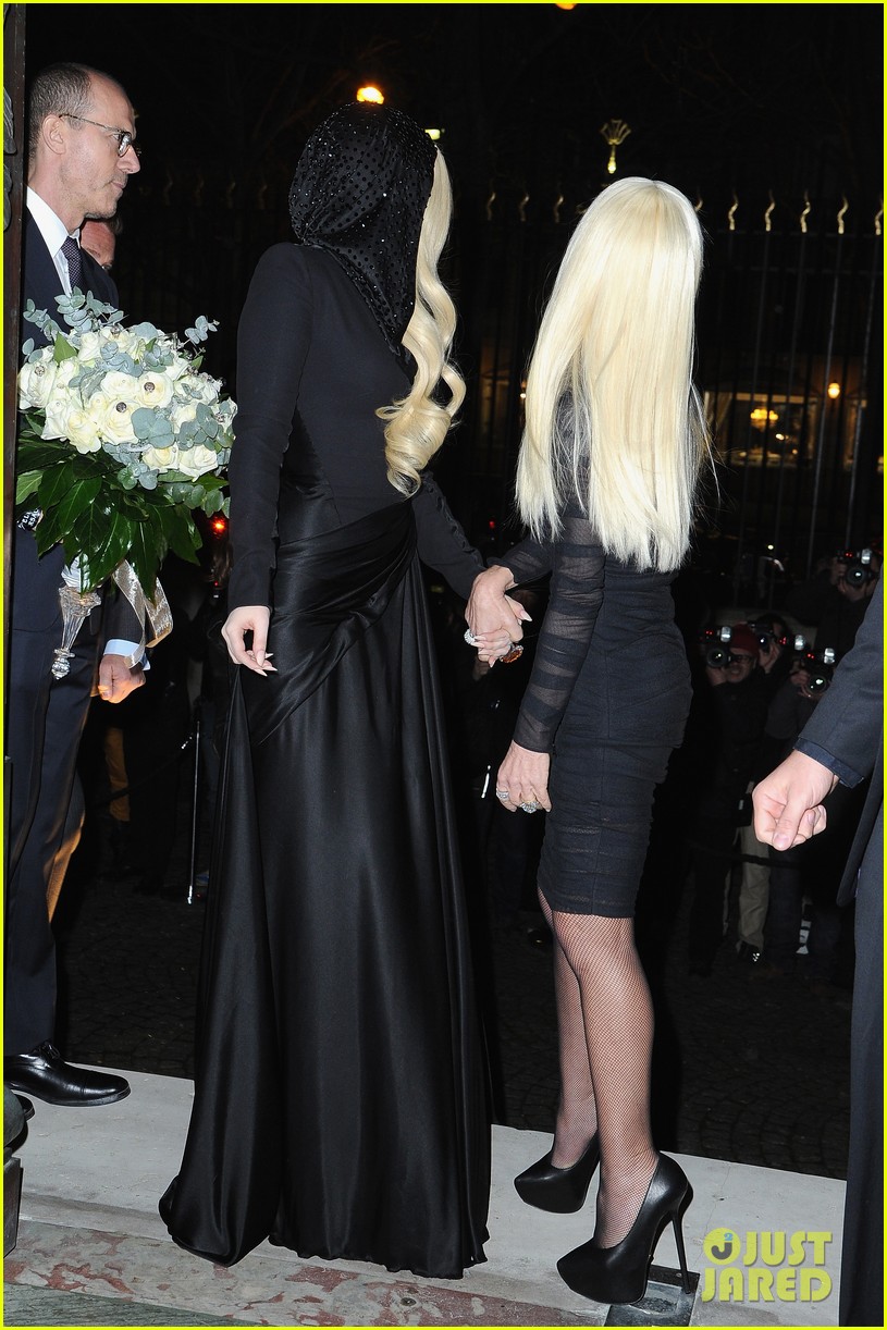 lady gaga front row at atelier versace paris show 123035495