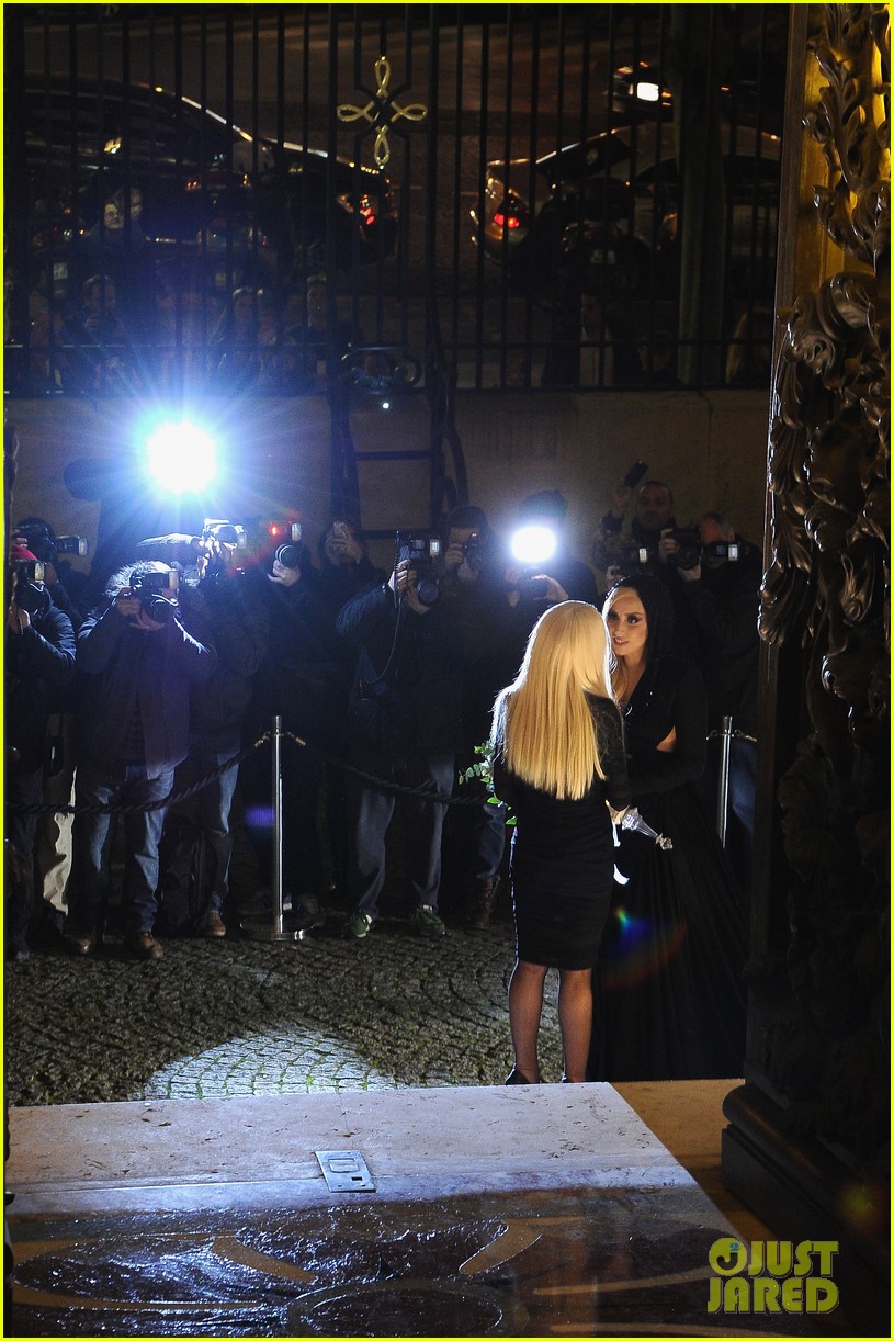 lady gaga front row at atelier versace paris show 133035496