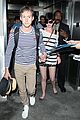 anne hathaway greets mob of fans at lax 23