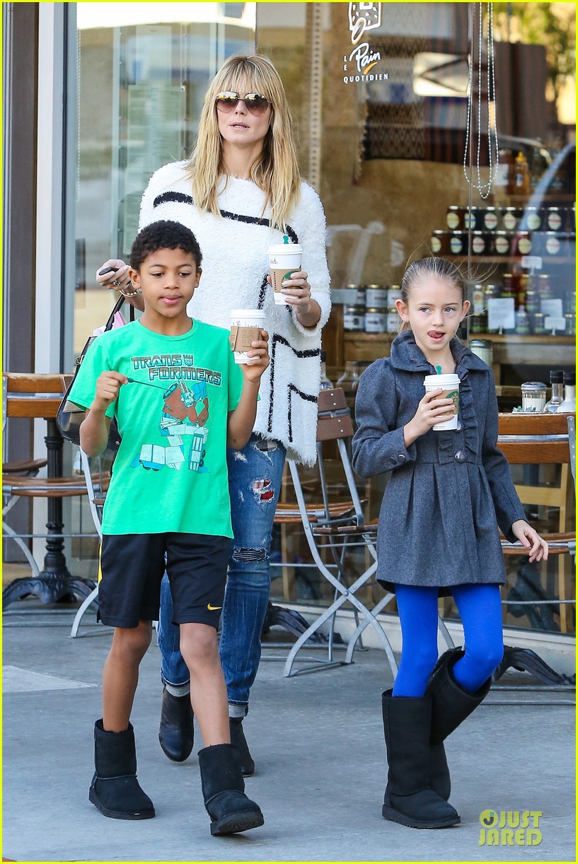 heidi klum grabs coffee before jag gym stop with the kids 193036056