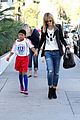 heidi klum grabs coffee before jag gym stop with the kids 05