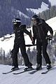 madonna skis through new year with the kids 03