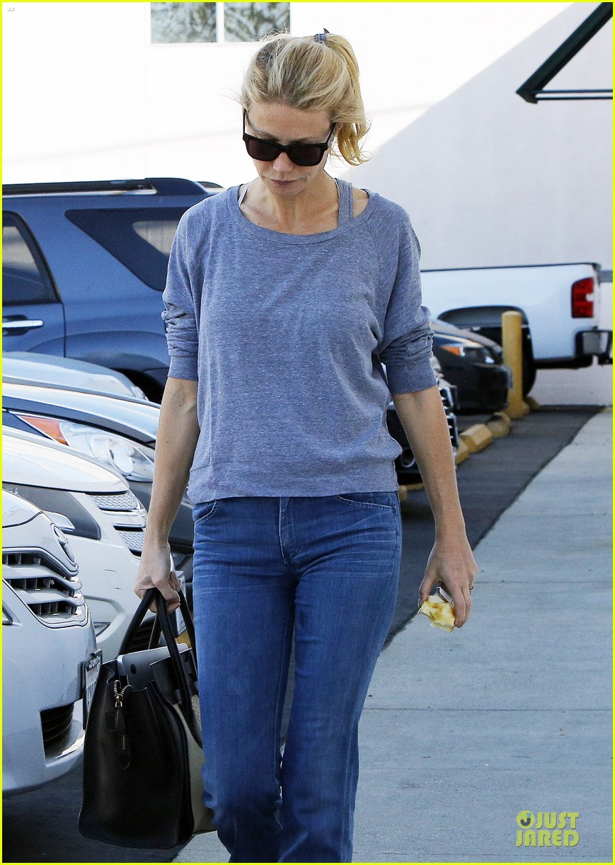 gwyneth paltrow medical building visit after the golden globes 103033855
