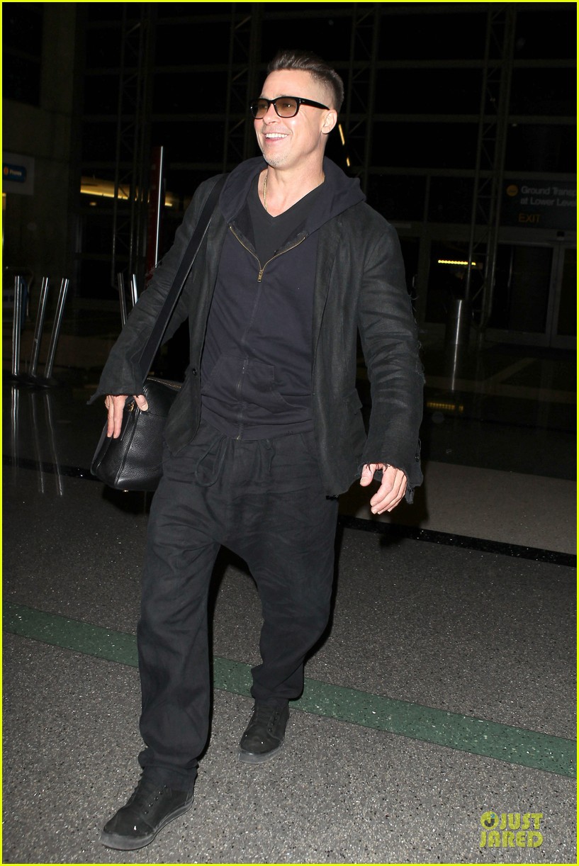 brad pitt lax departure after producers guild awards 25