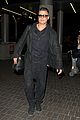 brad pitt lax departure after producers guild awards 08