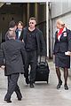 brad pitt touches down in sydney after awards weekend 09