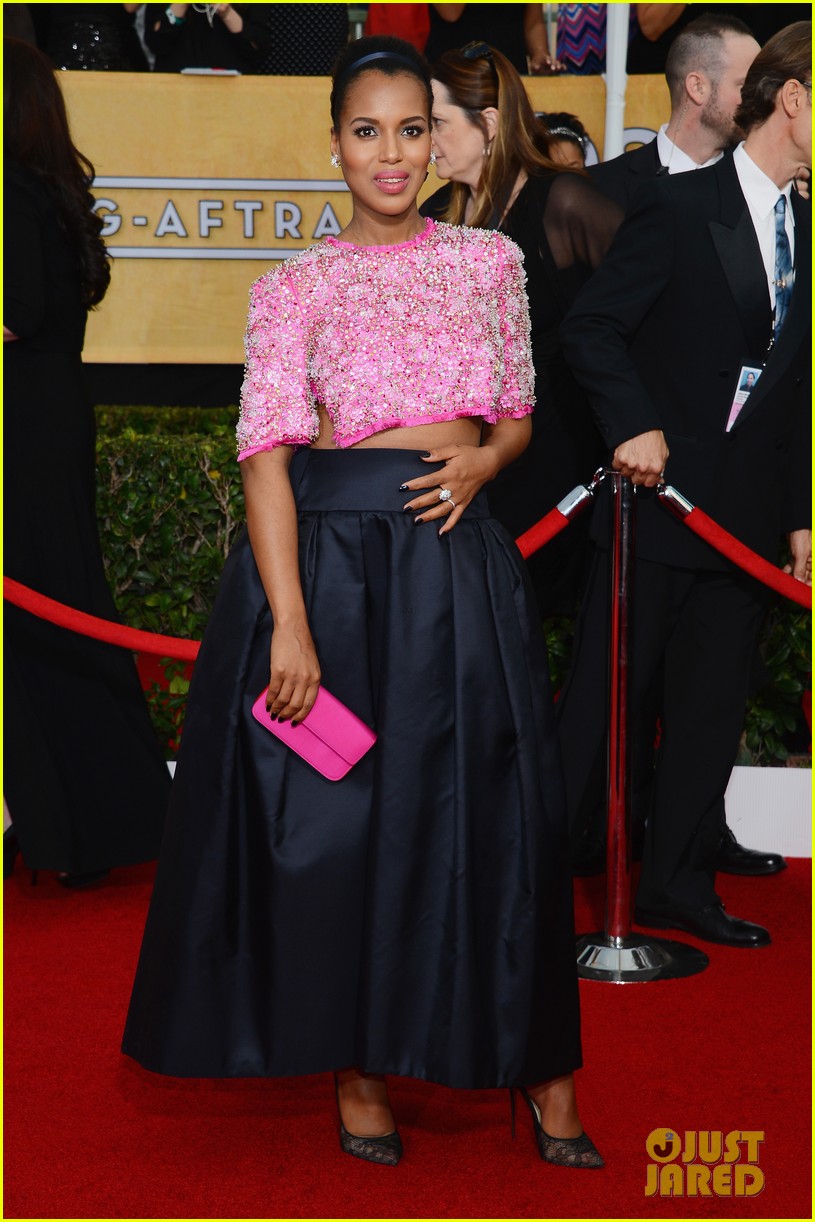 Kerry Washington Bares Baby Bump at SAG Awards 2014 Photo 3034716