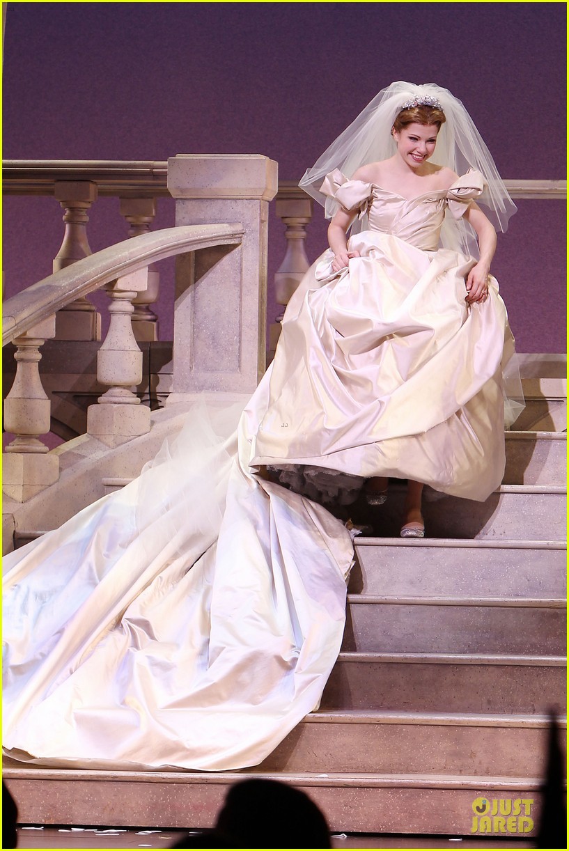 carly rae jepsen dons wedding dress for cinderella curtain call 113047802