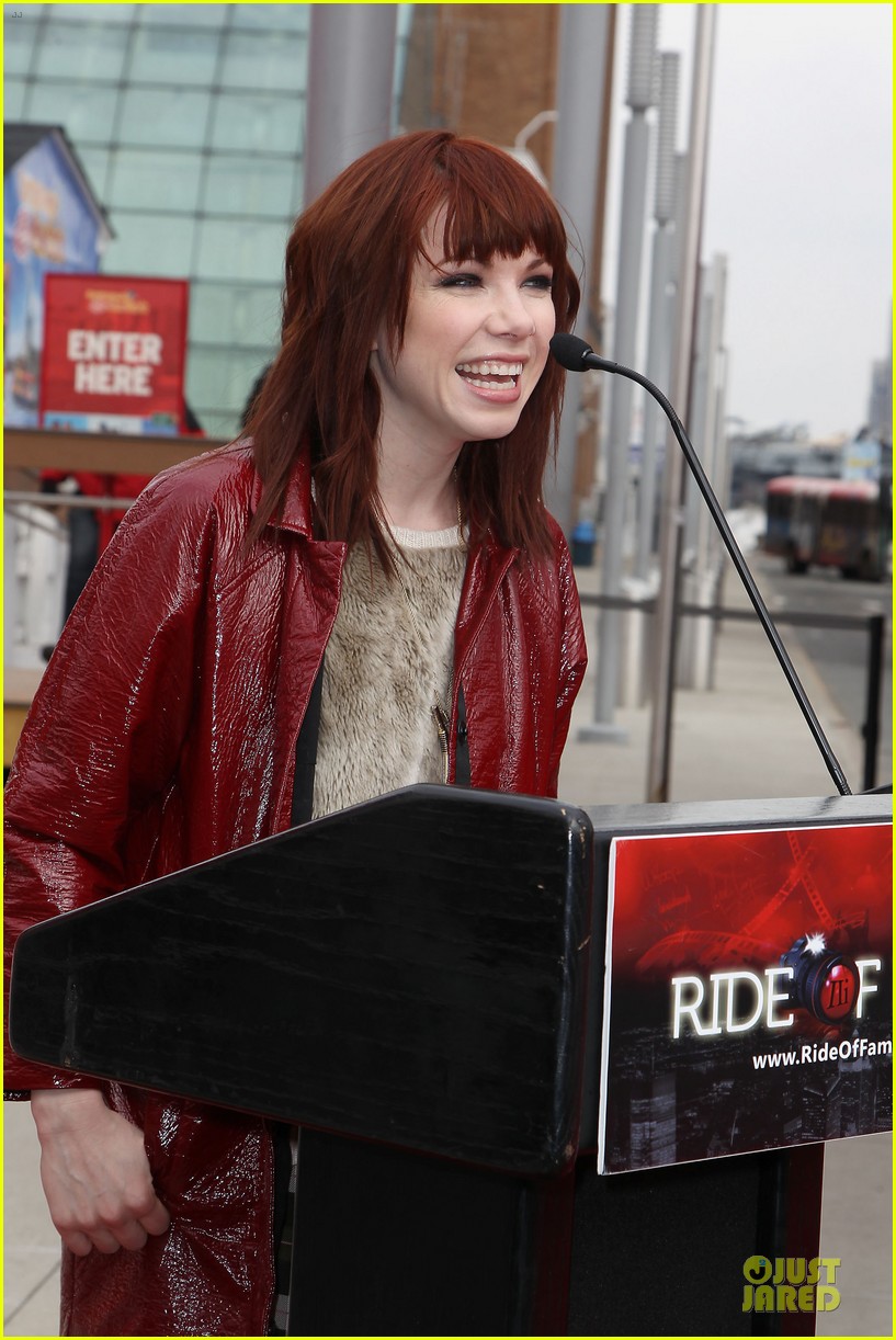 carly rae jepsen honoree at gray line ride of fame event 023060491