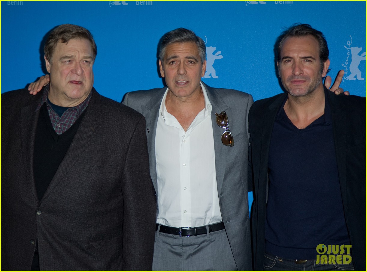 george clooney monuments men cast do the conga 103049615