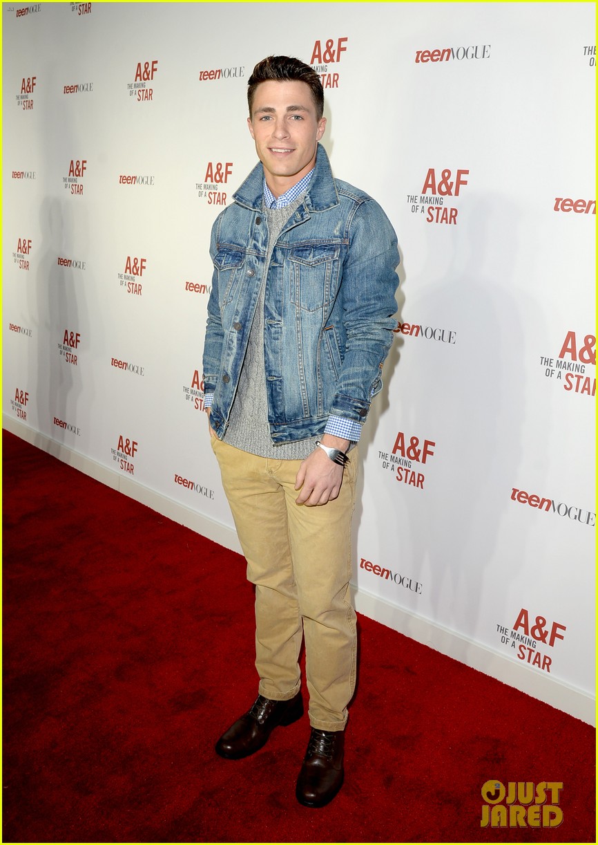colton haynes steven r mcqueen ambercrombie fitch making of star sping 2014 campaign party 063059087