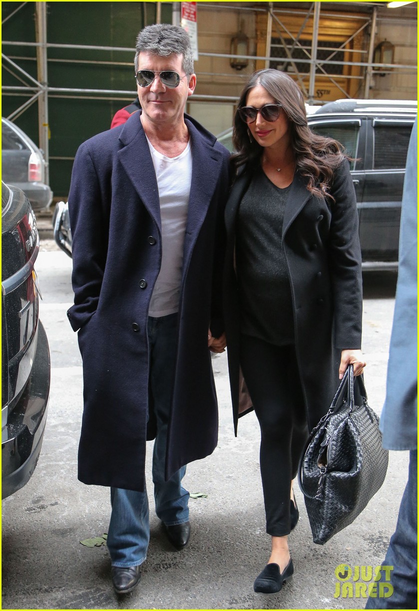 simon cowell lauren silverman leave hospital with baby eric 093054733