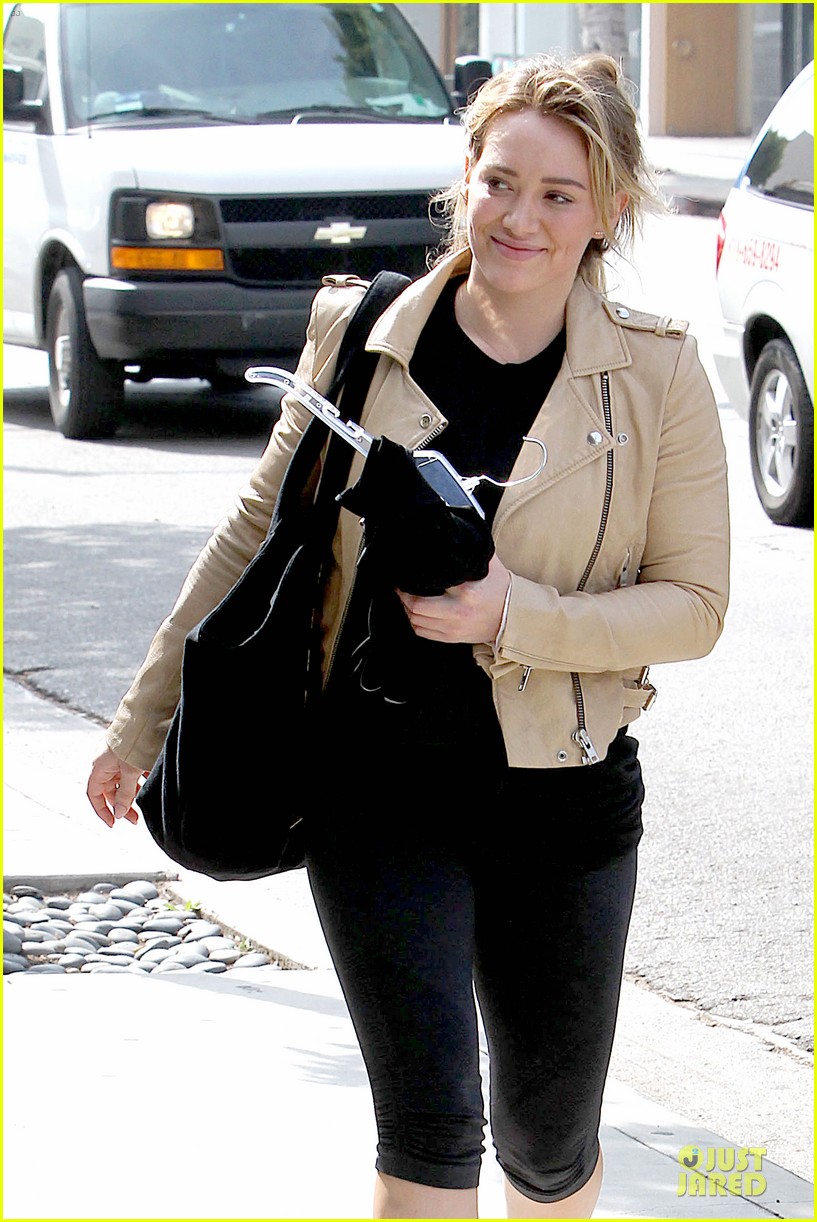 hilary duff fitness first following nyc trip 243055963
