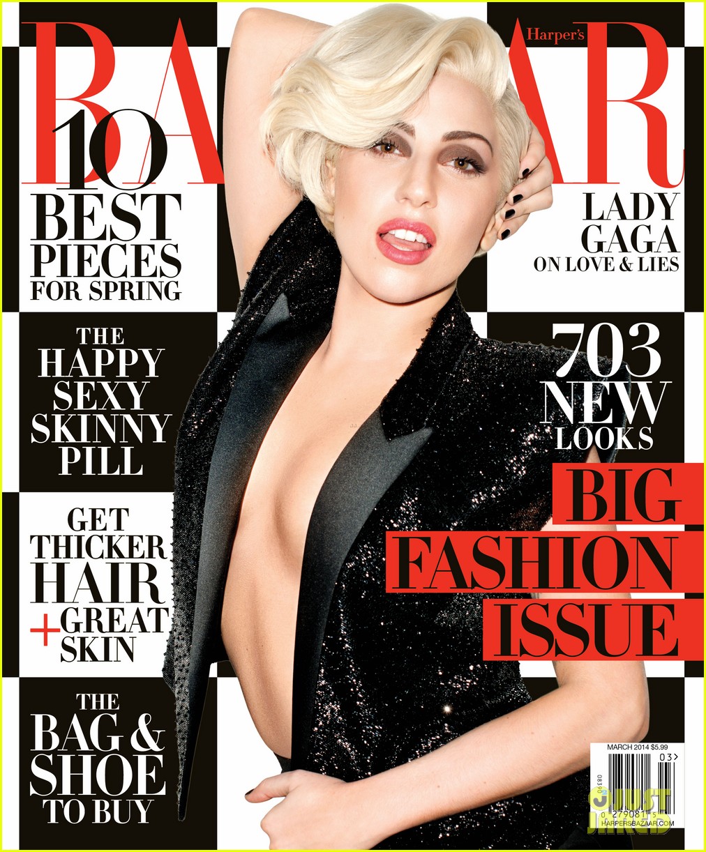 lady gaga covers harpers bazaar march 2014 01